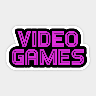 VIDEO GAMES #2 Sticker
